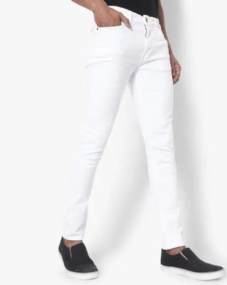 SE GENZ TRENDS Boyfriend Men White Jeans