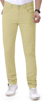 AWACK Regular Men Brown Jeans