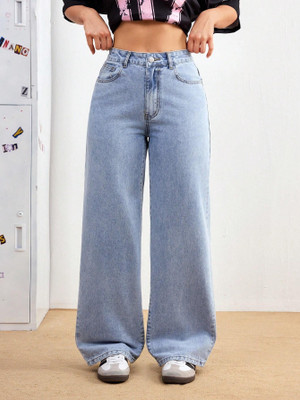 AADVI FASHION Relaxed Fit Women Light Blue Jeans