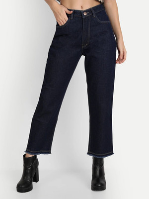 AngelFab Regular Women Black Jeans