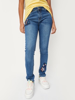 max Slim Girls Blue Jeans