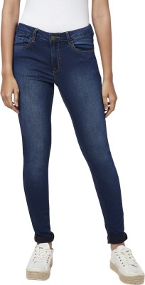 YU by Pantaloons Skinny Women Dark Blue Jeans