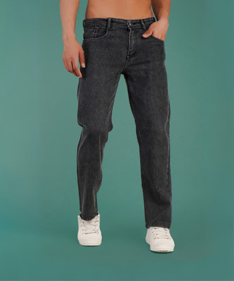 ANGERHOOD Loose Fit Men Grey Jeans