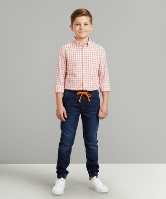 KILLER Jogger Fit Boys Dark Blue Jeans
