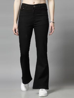 GLOBENAUT Boot-Leg Women Black Jeans