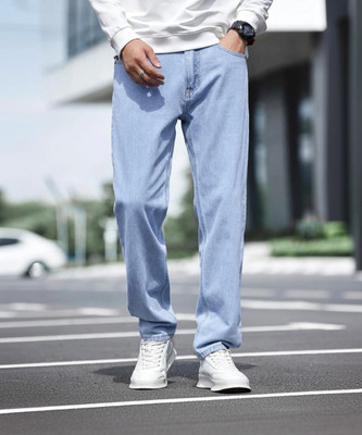 DENIM LOOK Relaxed Fit Men Light Blue Jeans