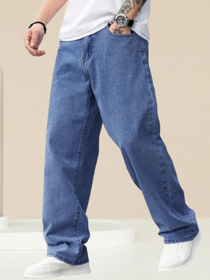 Mocktail Kocktail Loose Fit Men Dark Blue Jeans
