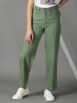 Showoff Regular Women Green Jeans