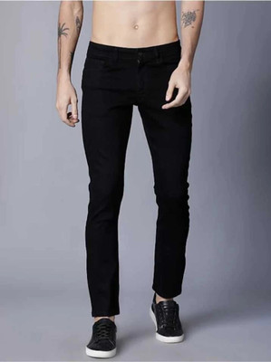 BEG FASHION Slim Men Black Jeans