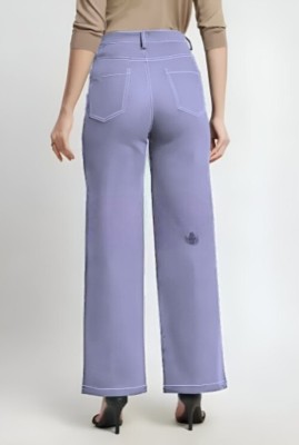 IKTRADERS Relaxed Fit Women Purple Jeans