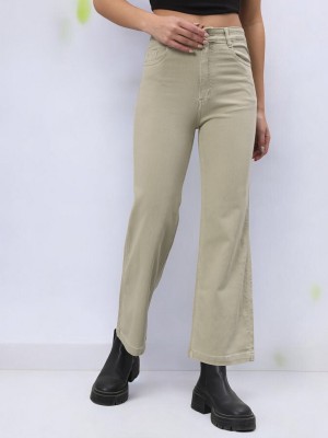 PROVOGUE Flared Women Grey Jeans