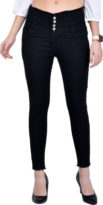 NEON-9 Skinny Girls Black Jeans