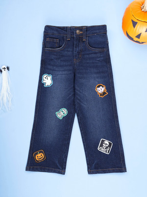 KiddoPanti Regular Boys Dark Blue Jeans