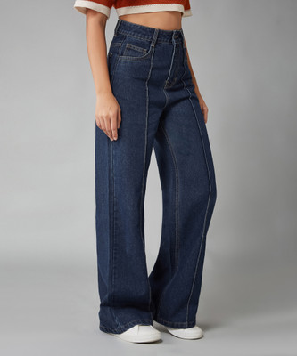 DOLCE CRUDO Flared Women Blue Jeans