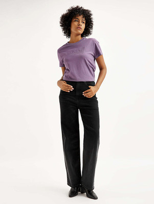 LEVI'S Loose Fit Women Black Jeans