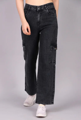 MELANIA Relaxed Fit Women Black Jeans