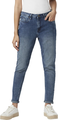 YU by Pantaloons Slim Women Dark Blue Jeans