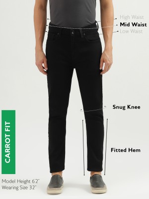 United Colors of Benetton Regular Men Black Jeans