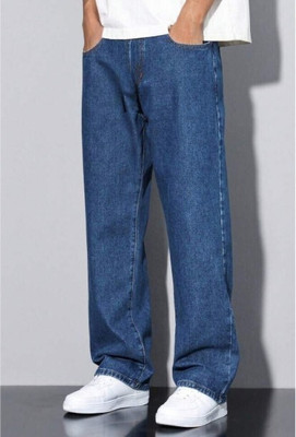 Denim Life Loose Fit Men Dark Blue Jeans