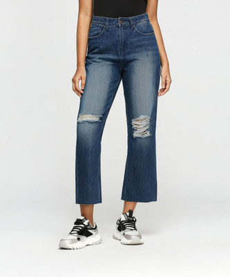 Pepe Jeans Straight Fit Women Blue Jeans