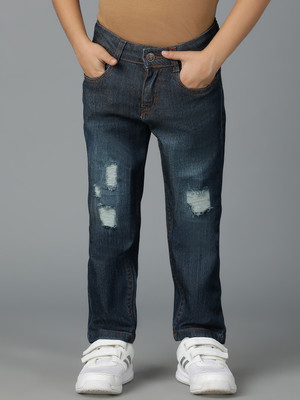 TALES & STORIES Slim Baby Boys Dark Blue Jeans