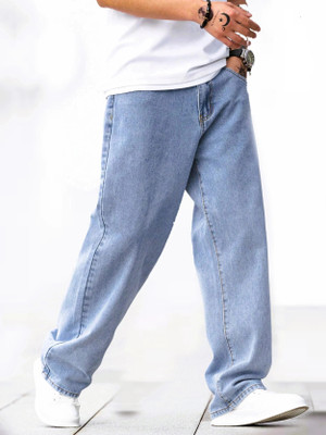 ZAYSH Loose Fit Men Light Blue Jeans