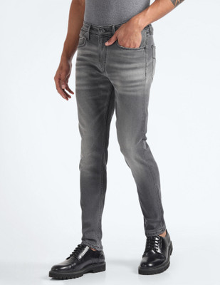 FLYING MACHINE Tapered Fit Men Grey Jeans