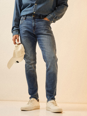 THE BEAR HOUSE Skinny Men Blue Jeans