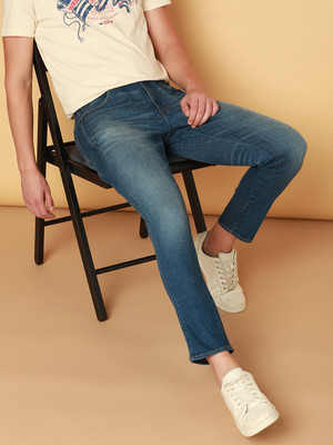 Wrangler Tapered Fit Men Dark Blue Jeans