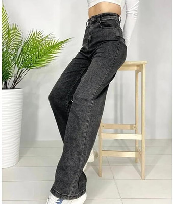 VBEAUTI Boyfriend Women Black Jeans
