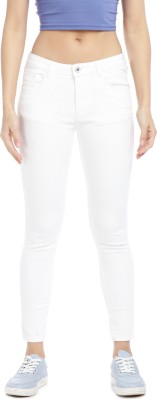 FLYING MACHINE Super Skinny Women White Jeans