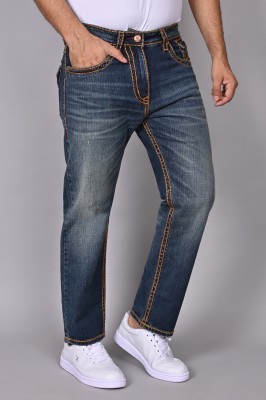 white apple jns Relaxed Fit Men Blue Jeans