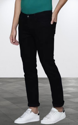 POKHINDA Slim Men Black Jeans