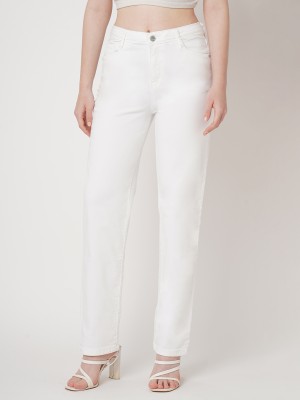 Kraus Jeans Straight Fit Women White Jeans