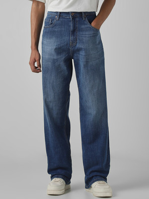 MUFTI Loose Fit Men Dark Blue Jeans