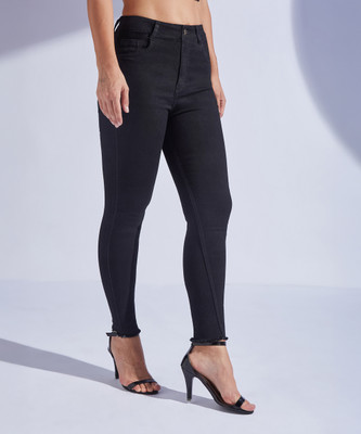 Miss Chase Skinny Women Black Jeans