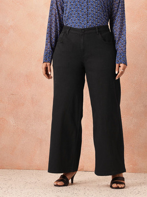 all about you Tapered Fit Women Black Jeans