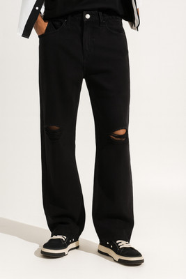 Rockwell Relaxed Fit Men Black Jeans
