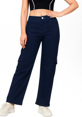 SITIZ Straight Fit Girls Dark Blue Jeans