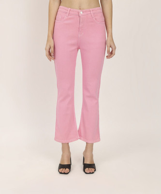 AngelFab Regular Women Pink Jeans