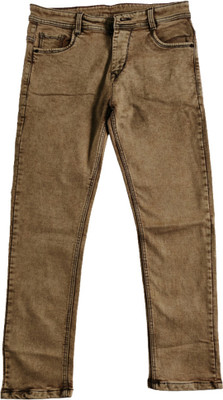 Prachi Regular Men Brown Jeans