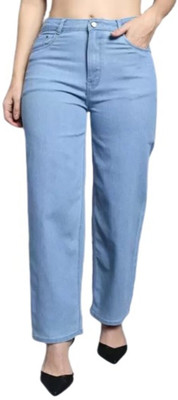 HouseOfCommon Flared Women Light Blue Jeans