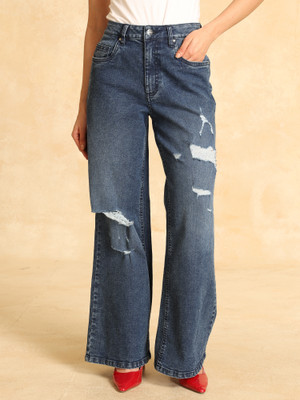 KAZO Regular Women Grey Jeans