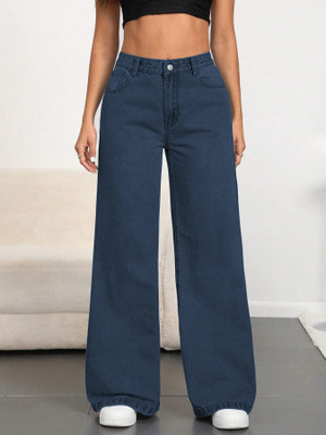 HouseOfCommon Boyfriend Women Dark Blue Jeans