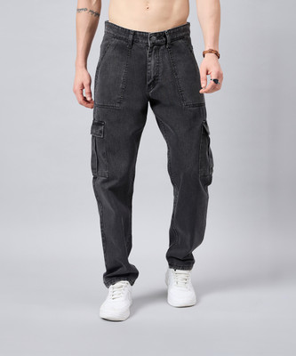 STUDIO NEXX Loose Fit Men Grey Jeans