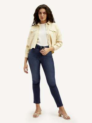 LEVI'S Slim Women Dark Blue Jeans