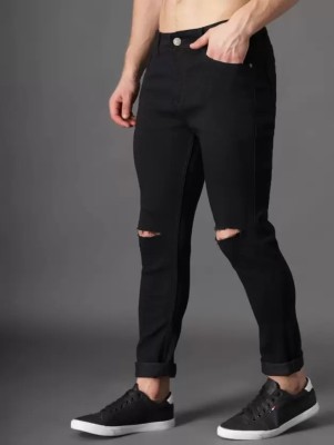 Jeancherry Slim Men Black Jeans