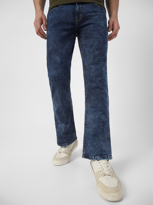 Urbano Boot-Leg Men Dark Blue Jeans