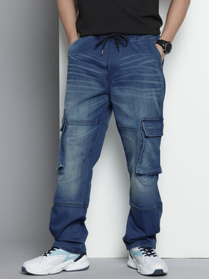 The Indian Garage Co. Relaxed Fit Men Blue Jeans
