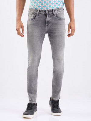 Spykar Slim Men Grey Jeans